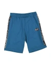 Ea7 Toddler Boy Shorts & Bermuda Shorts Slate Blue Size 4 Cotton In Blue
