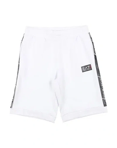 Ea7 Babies'  Toddler Boy Shorts & Bermuda Shorts White Size 6 Cotton