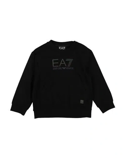 Ea7 Babies'  Toddler Boy Sweatshirt Black Size 6 Cotton