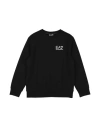 Ea7 Babies'  Toddler Boy Sweatshirt Black Size 6 Cotton, Elastane