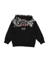 Ea7 Toddler Boy Sweatshirt Black Size 6 Cotton, Elastane In Black