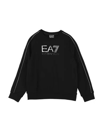 Ea7 Babies'  Toddler Boy Sweatshirt Black Size 6 Cotton, Polyester