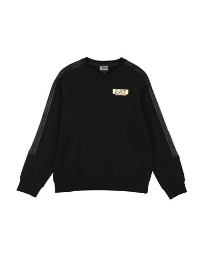 Ea7 Babies'  Toddler Boy Sweatshirt Black Size 6 Cotton, Polyester