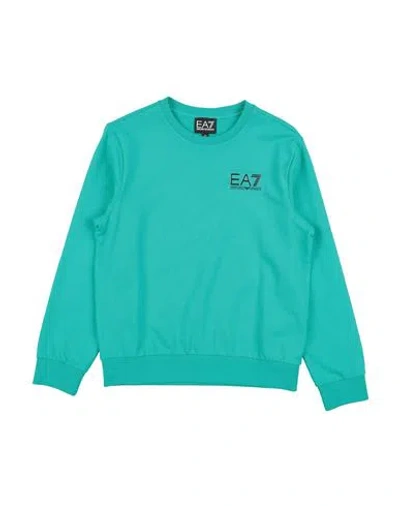 Ea7 Babies'  Toddler Boy Sweatshirt Emerald Green Size 4 Cotton, Elastane