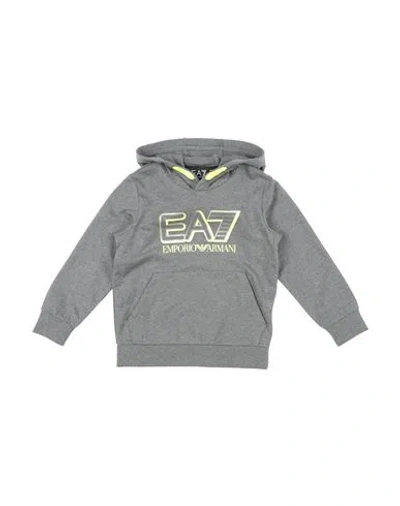 Ea7 Babies'  Toddler Boy Sweatshirt Grey Size 4 Cotton, Elastane