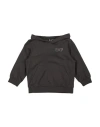 Ea7 Toddler Boy Sweatshirt Lead Size 4 Cotton, Elastane In Grey