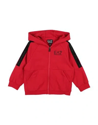 Ea7 Babies'  Toddler Boy Sweatshirt Red Size 6 Cotton