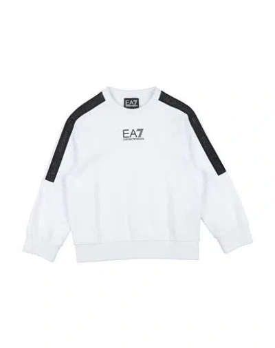 Ea7 Babies'  Toddler Boy Sweatshirt White Size 6 Cotton, Elastane
