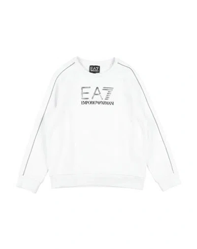 Ea7 Babies'  Toddler Boy Sweatshirt White Size 6 Cotton, Polyester