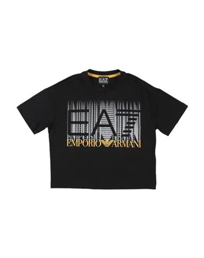 Ea7 Babies'  Toddler Boy T-shirt Black Size 6 Cotton