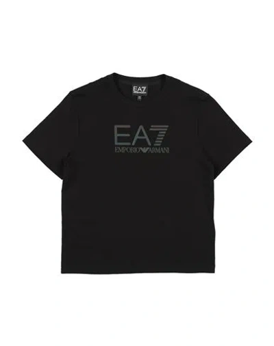 Ea7 Babies'  Toddler Boy T-shirt Black Size 6 Cotton