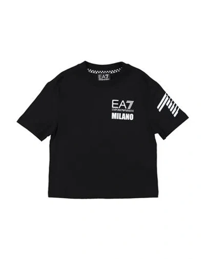 Ea7 Babies'  Toddler Boy T-shirt Black Size 6 Cotton