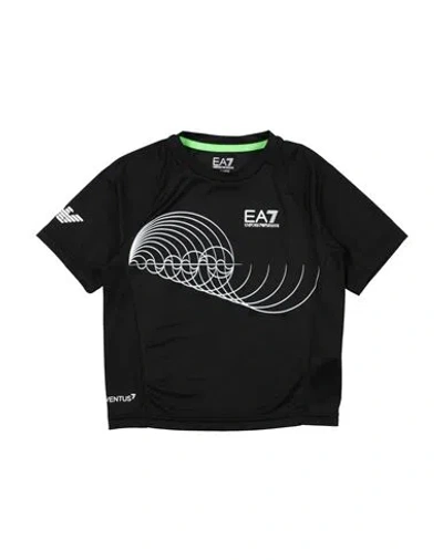 Ea7 Babies'  Toddler Boy T-shirt Black Size 6 Polyester
