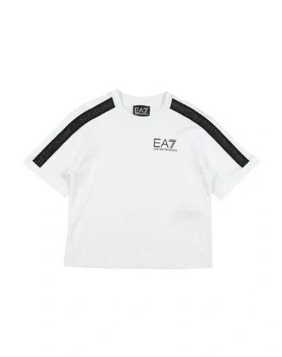 Ea7 Babies'  Toddler Boy T-shirt White Size 4 Cotton