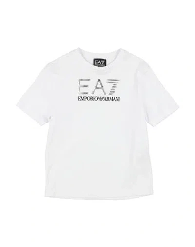 Ea7 Babies'  Toddler Boy T-shirt White Size 6 Cotton