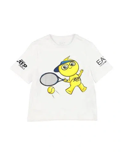 Ea7 Babies'  Toddler Boy T-shirt White Size 6 Cotton