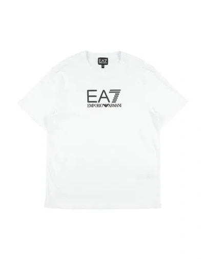 Ea7 Babies'  Toddler Boy T-shirt White Size 6 Cotton