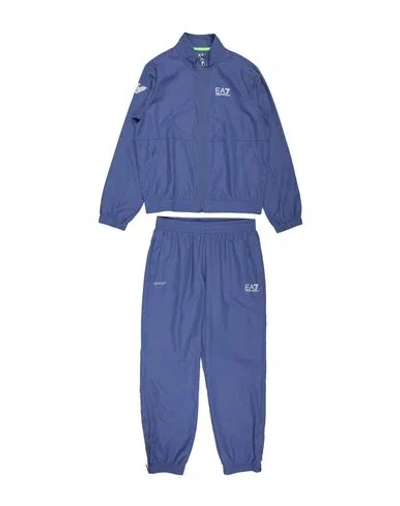 Ea7 Babies'  Toddler Boy Tracksuit Navy Size 6 Polyester In Blue