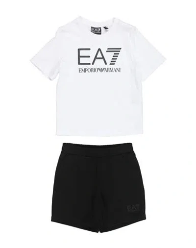 Ea7 Babies'  Toddler Boy Tracksuit White Size 6 Cotton In Multi