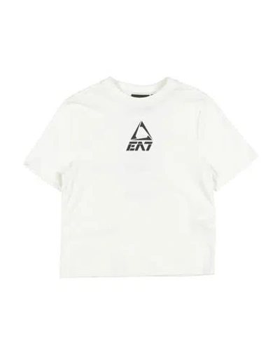 Ea7 Babies'  Toddler Boy T-shirt White Size 6 Cotton