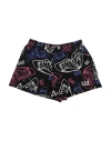 Ea7 Babies'  Toddler Girl Shorts & Bermuda Shorts Black Size 6 Cotton, Elastane