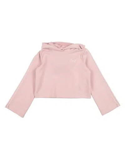 Ea7 Babies'  Toddler Girl Sweatshirt Antique Rose Size 6 Polyester, Modal, Elastane In Pink