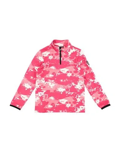 Ea7 Babies'  Toddler Girl Sweatshirt Fuchsia Size 6 Polyester, Elastane In Pink