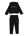 Ea7 Toddler Girl Tracksuit Black Size 6 Cotton, Elastane In Black