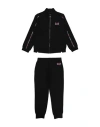 Ea7 Toddler Girl Tracksuit Black Size 6 Cotton, Elastane In Black