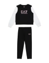 Ea7 Toddler Girl Tracksuit Black Size 6 Cotton, Modal, Elastane In Black