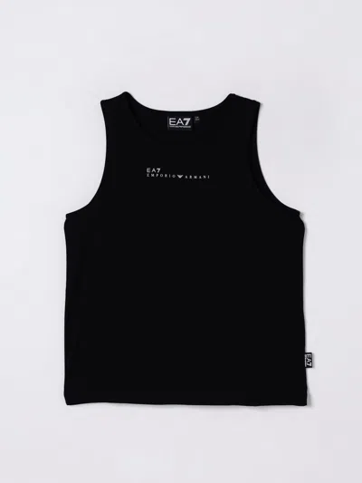 Ea7 Top  Kids Color Black