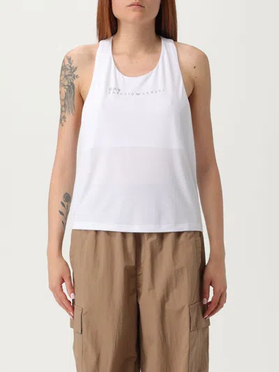 Ea7 Top  Damen Farbe Weiss In White