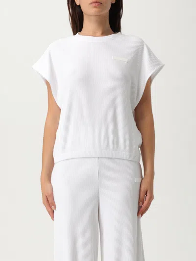 Ea7 Top  Damen Farbe Weiss In White