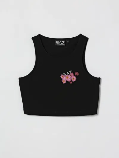 Ea7 Top Kids Color Black
