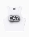 Ea7 Top Visibility In Stretch Jersey In White