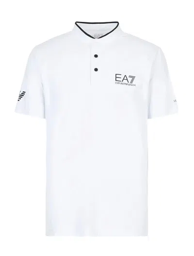 Ea7 T Shirts And Polos White