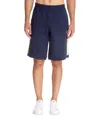 Ea7 Logo Printed Shorts In Blue