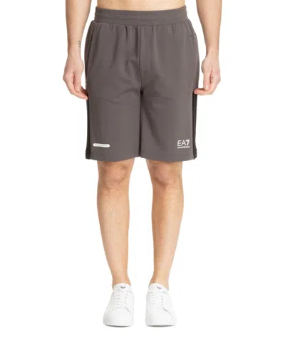 Ea7 Track Shorts In Brown