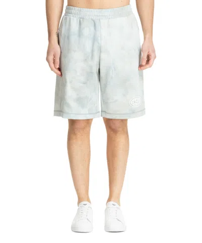 Ea7 Track Shorts In Lightblue