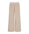 EA7 LOGO-WAISTBAND TRACK PANTS