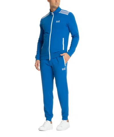 Ea7 Tracksuit In Blue