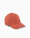 Ea7 Train Core Cotton Baseball Cap In Orange