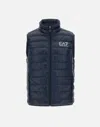 Ea7 Packable Core Identity Gilet In Blue