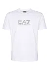 Ea7 E. A.7 Train Lux T-shirt With Oversized Logo In Multi