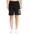Ea7 Emporio Armani Train Visibility Shorts Black In Black