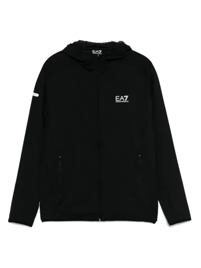Ea7 Training Track Jacket In Black