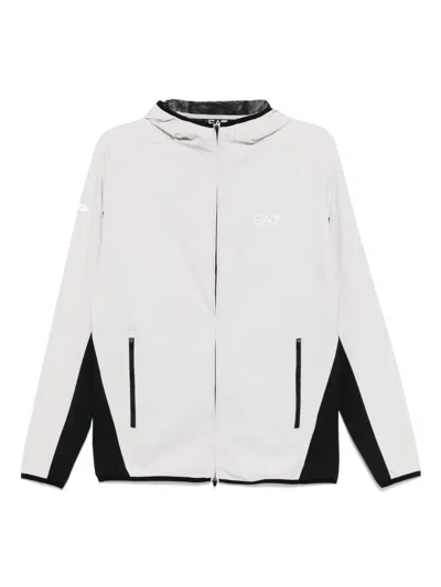 Ea7 Training Track Jacket In Grey