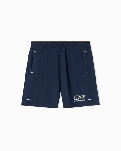 Ea7 Trousers In Blue