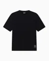 Ea7 Man T-shirt Black Size S Cotton In Black