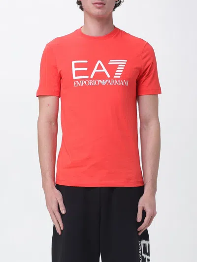 Ea7 T-shirt  Men Color Red